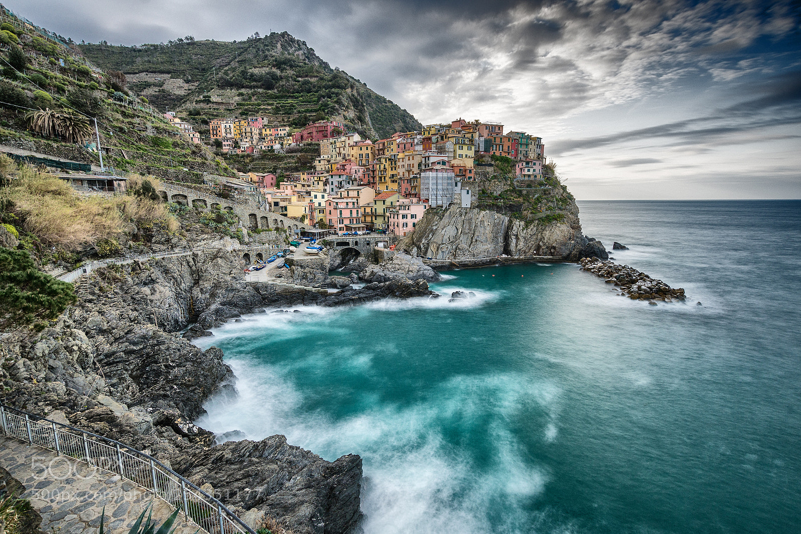 Nikon D500 sample photo. Early morning manarola photography