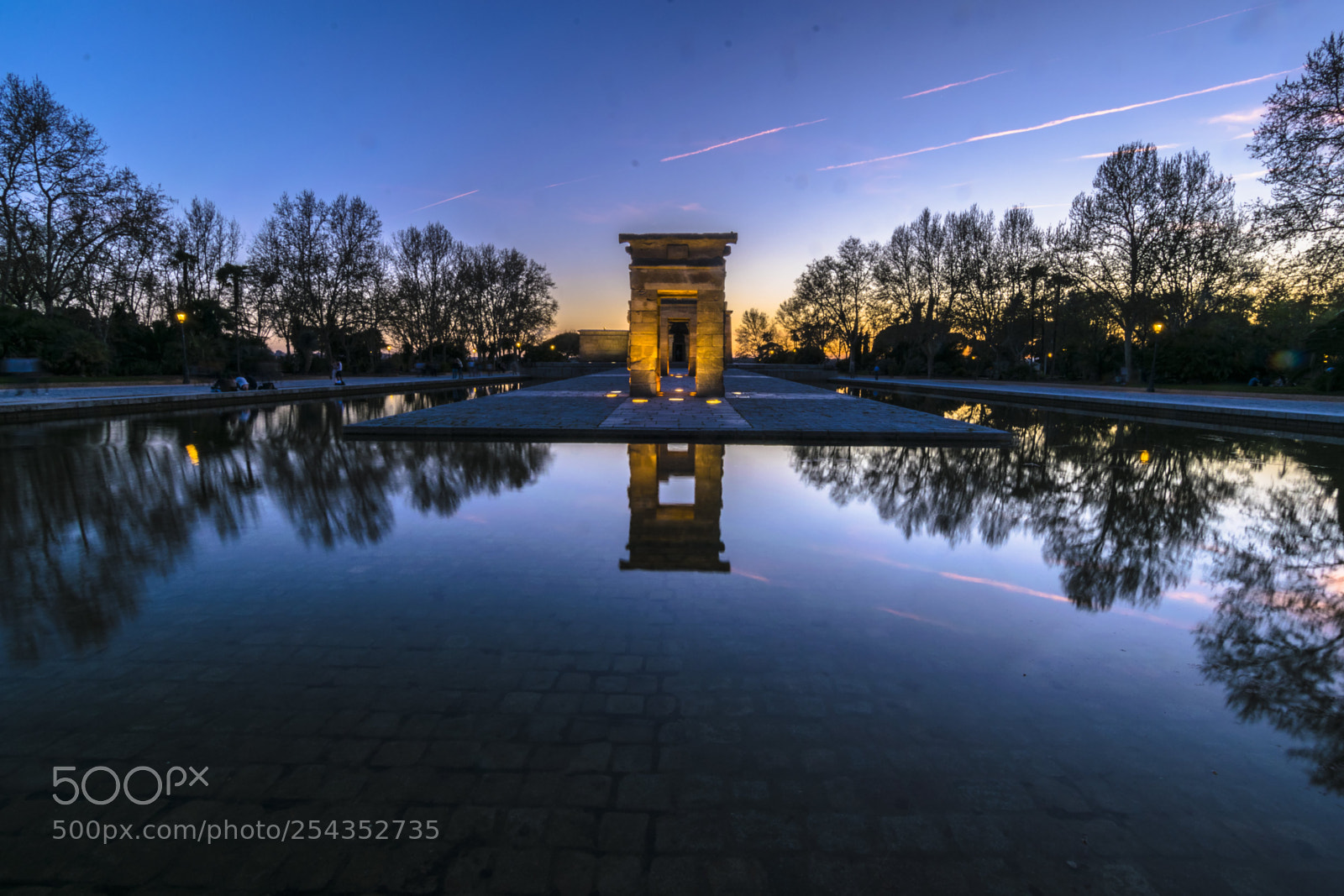 Nikon D3300 sample photo. Debod sunset photography