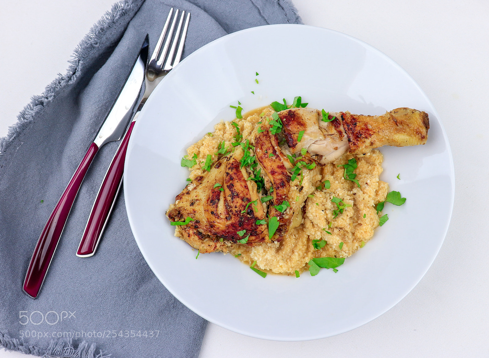 Canon EOS 200D (EOS Rebel SL2 / EOS Kiss X9) sample photo. Chickenleg with cauliflower-rice photography