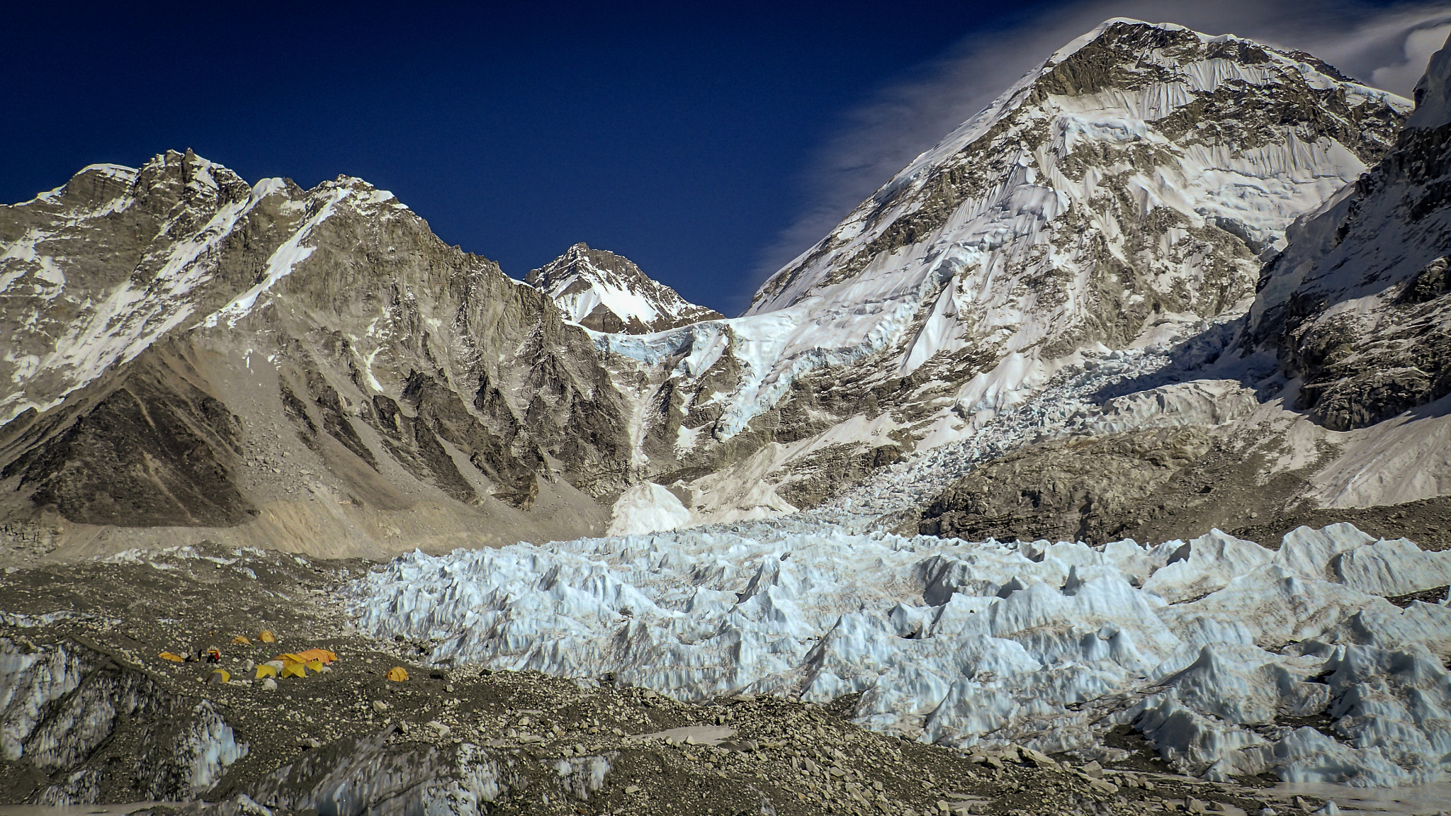 Olympus TG-3 sample photo. Everest base camp photography