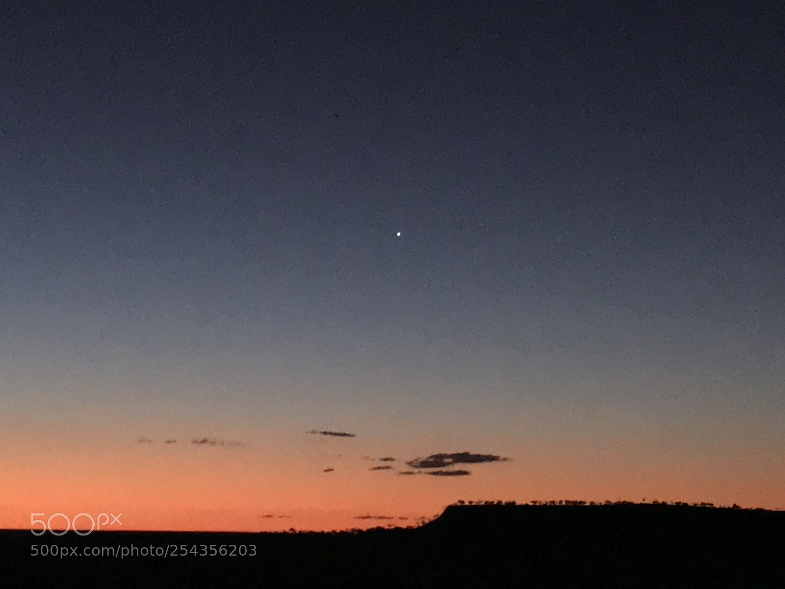 Apple iPhone 7 sample photo. Evening star photography