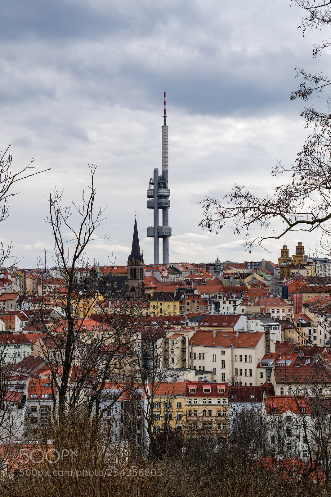 Nikon D3300 sample photo. Žižkov television tower photography