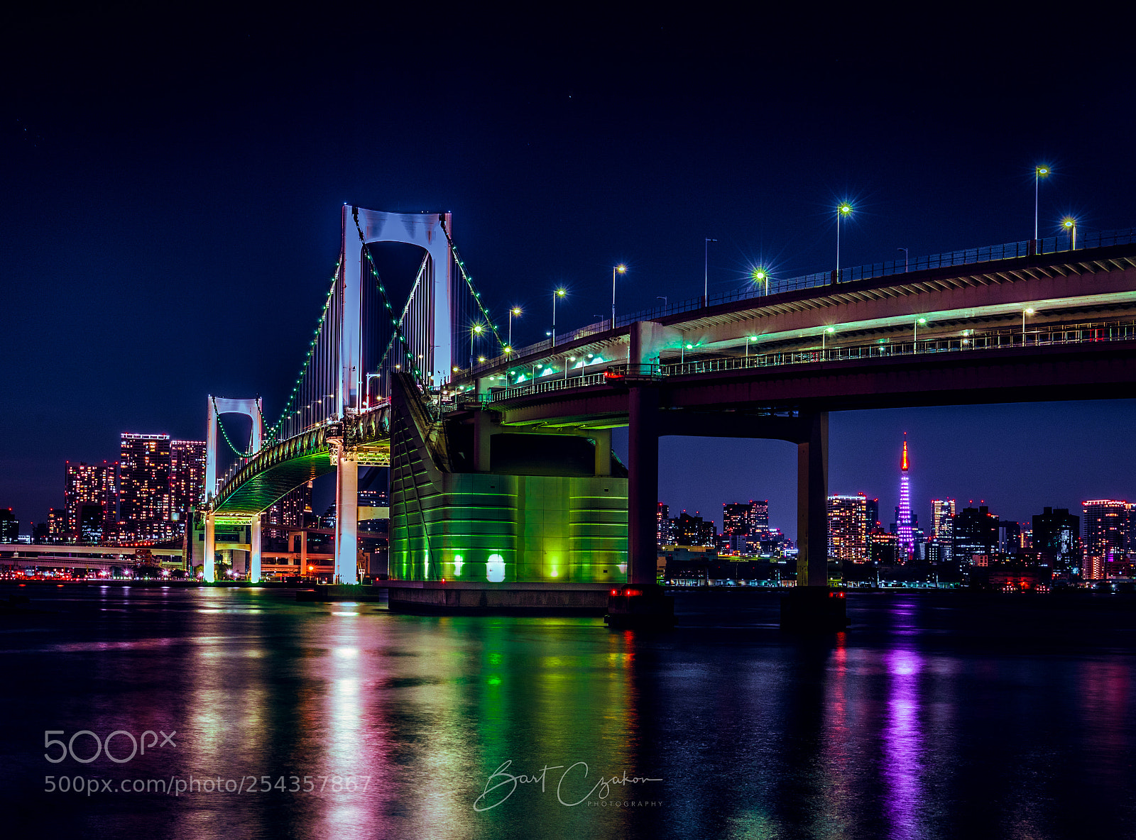 Canon EOS 5D Mark IV sample photo. Ranibow bridge tokyo photography
