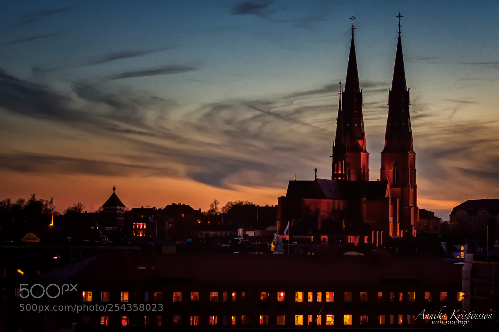 Nikon D7200 sample photo. Uppsala by night photography