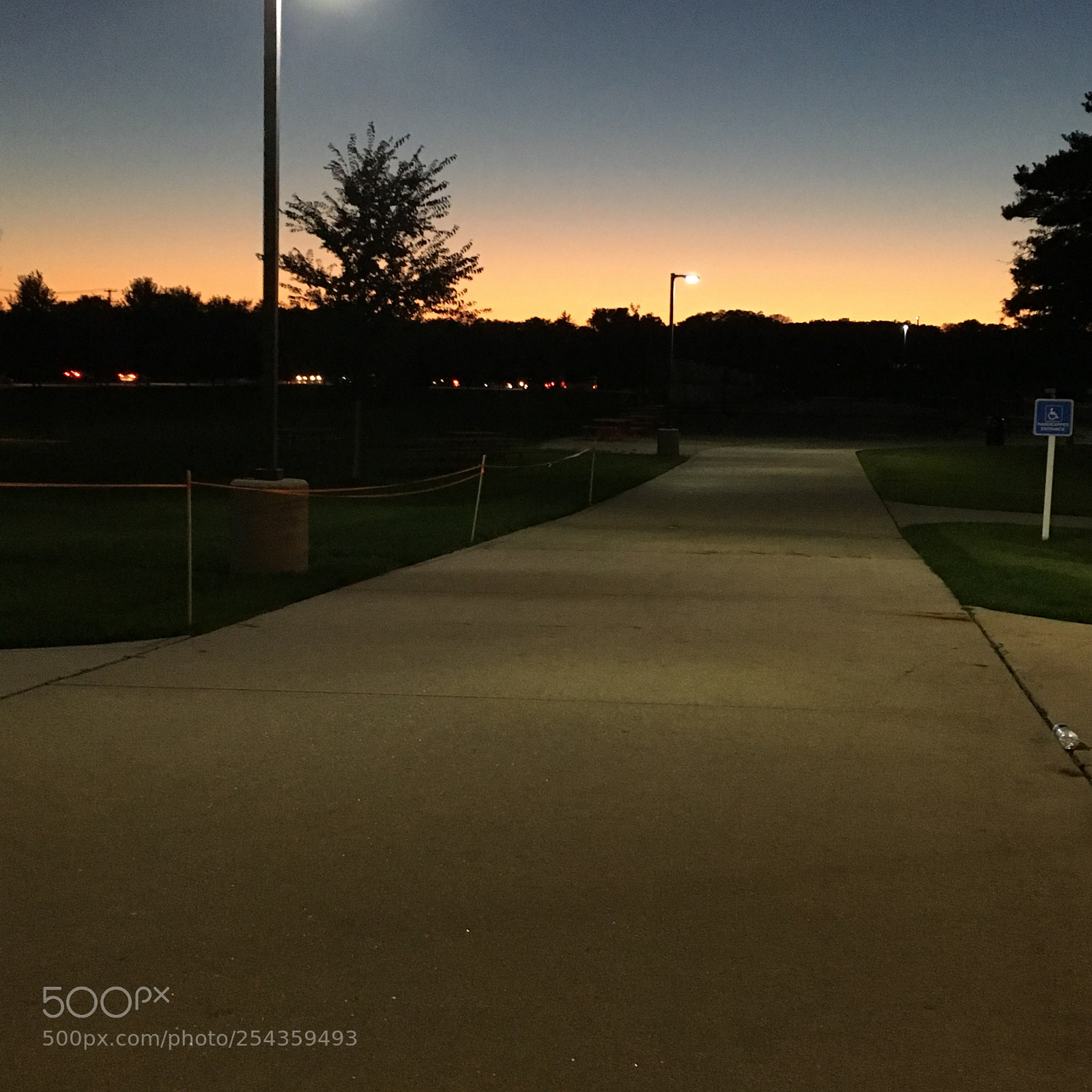 Apple iPhone 6s sample photo. School night sunset photography