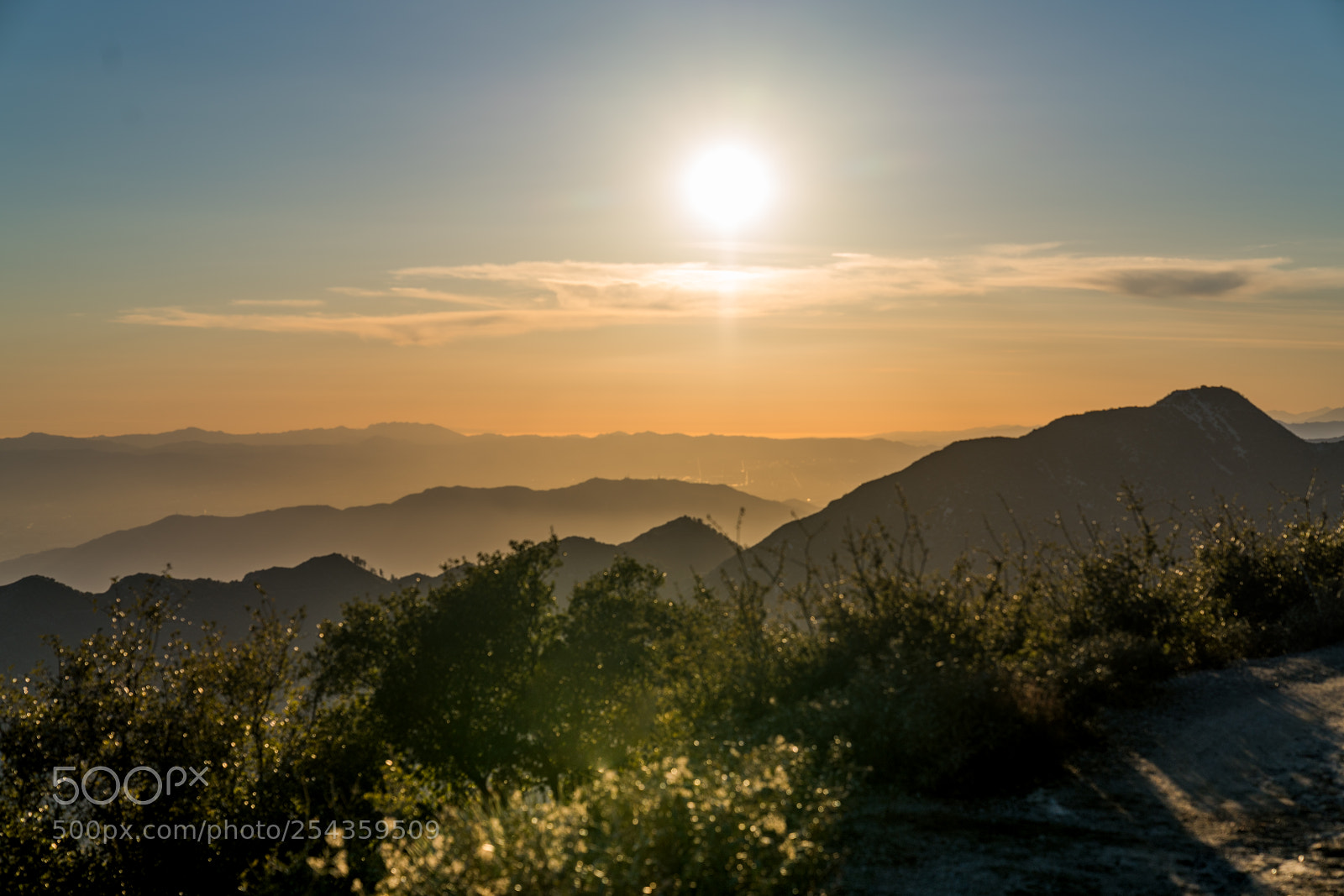 Sony a7R III sample photo. Mt. wilson sunset photography