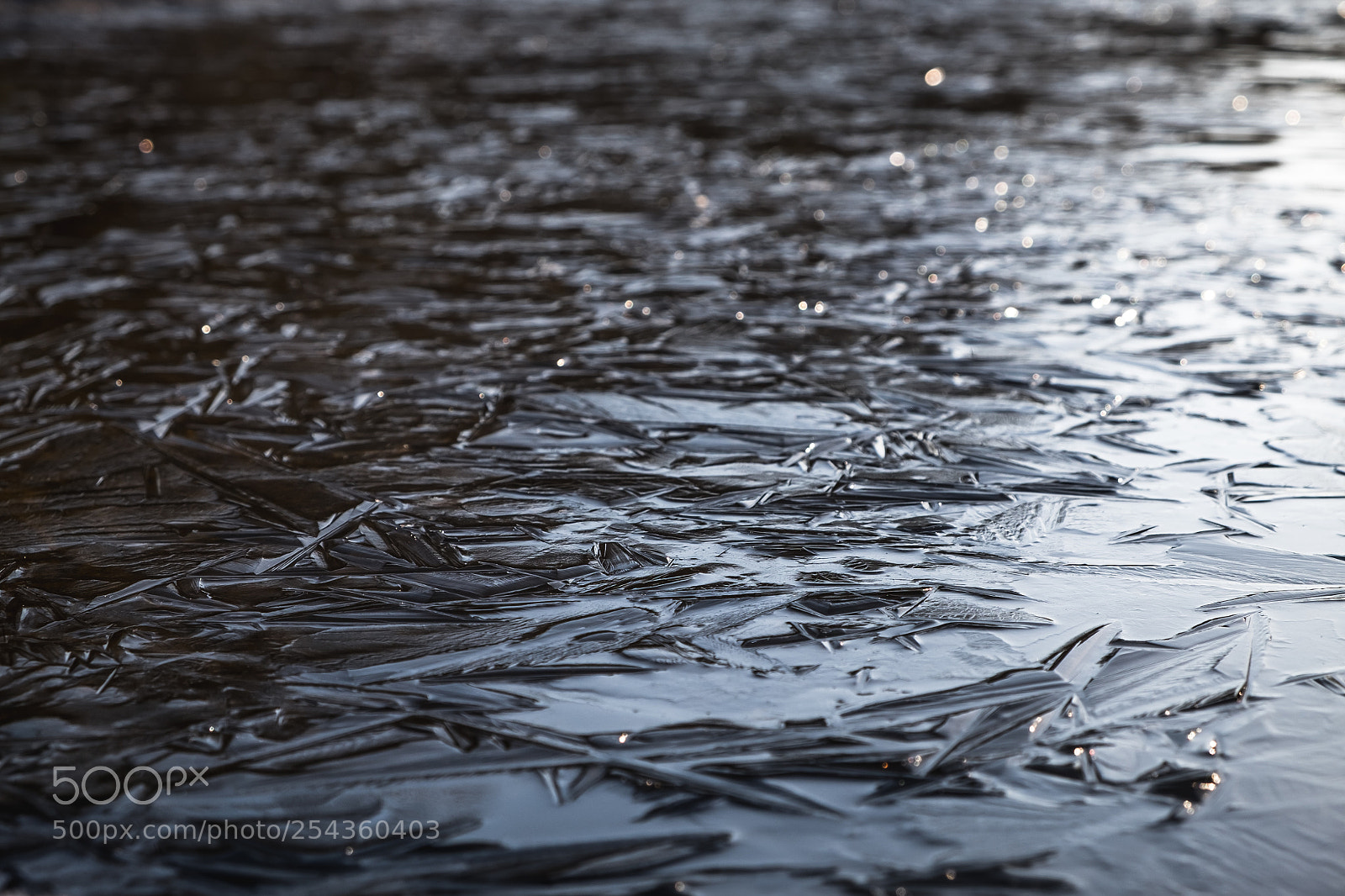 Fujifilm X-T1 sample photo. Thin ice photography