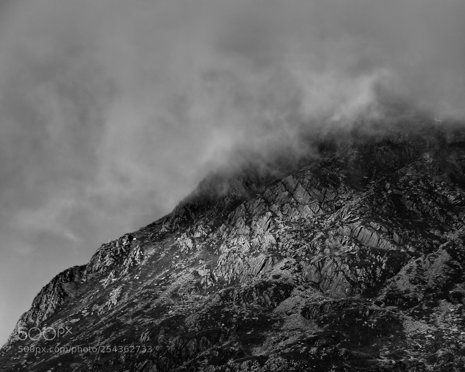 Nikon D5300 sample photo. Snowdonia mountain clouds photography