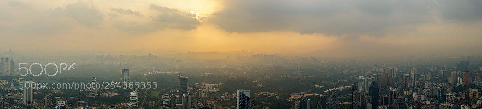 Sony a6000 sample photo. Panorama from kl tower photography