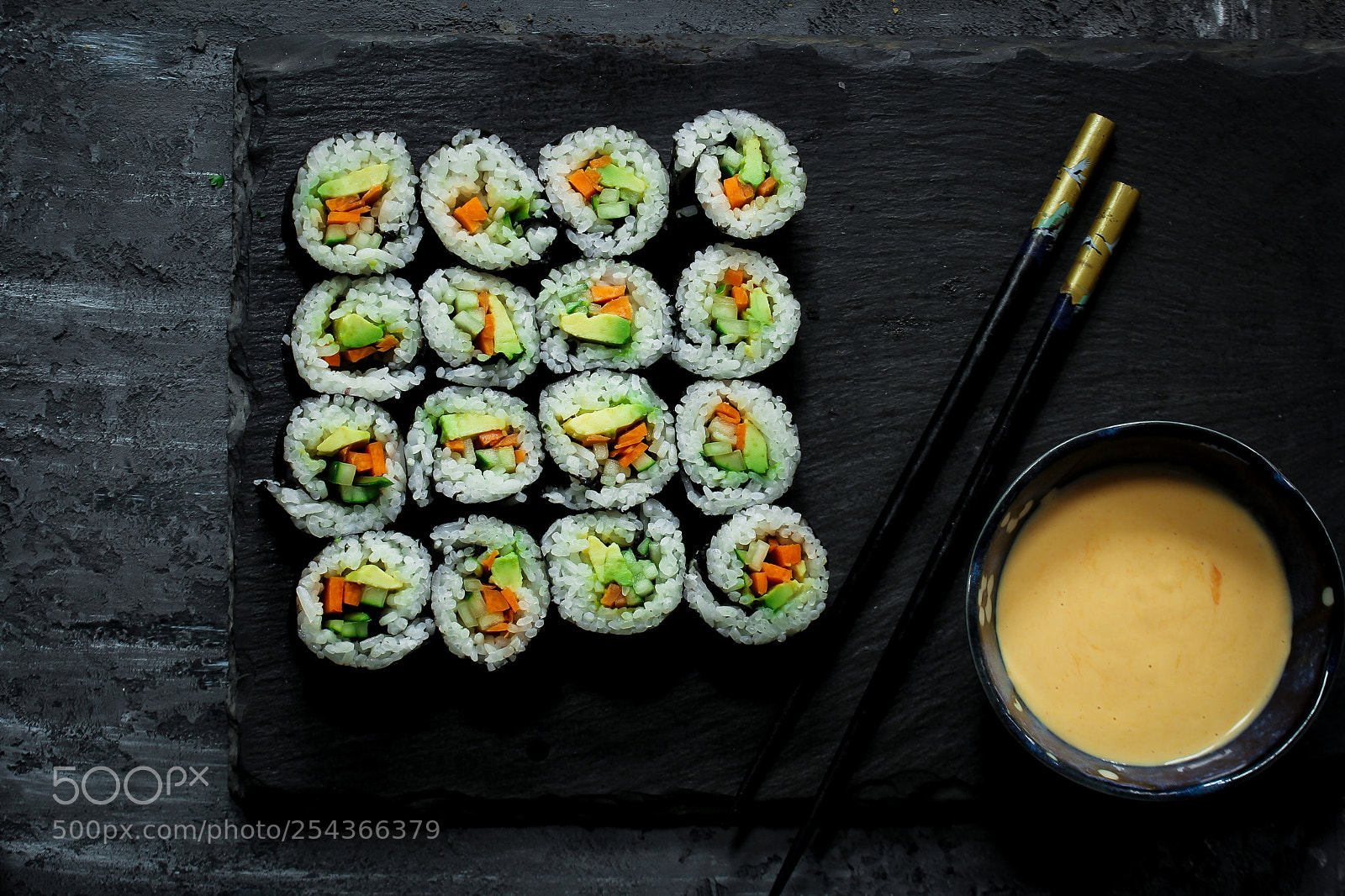 Canon EOS 60D sample photo. Homemade vegetarian sushi roll photography