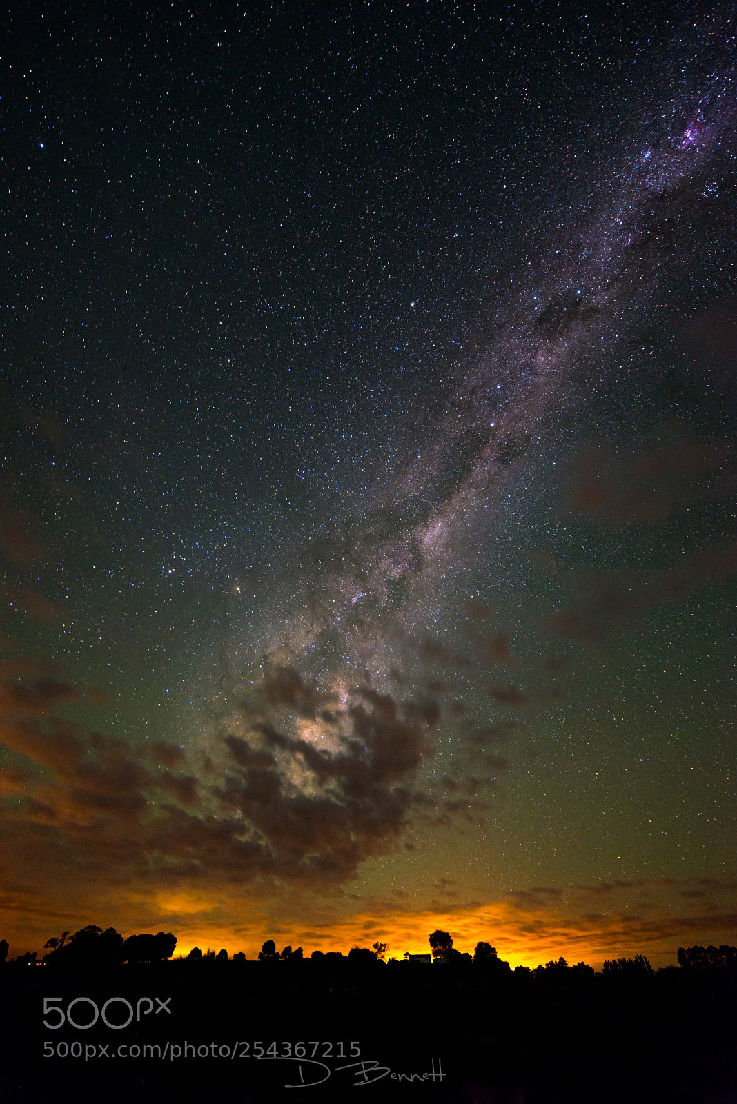 Nikon D610 sample photo. Evil clouds milkyway photography