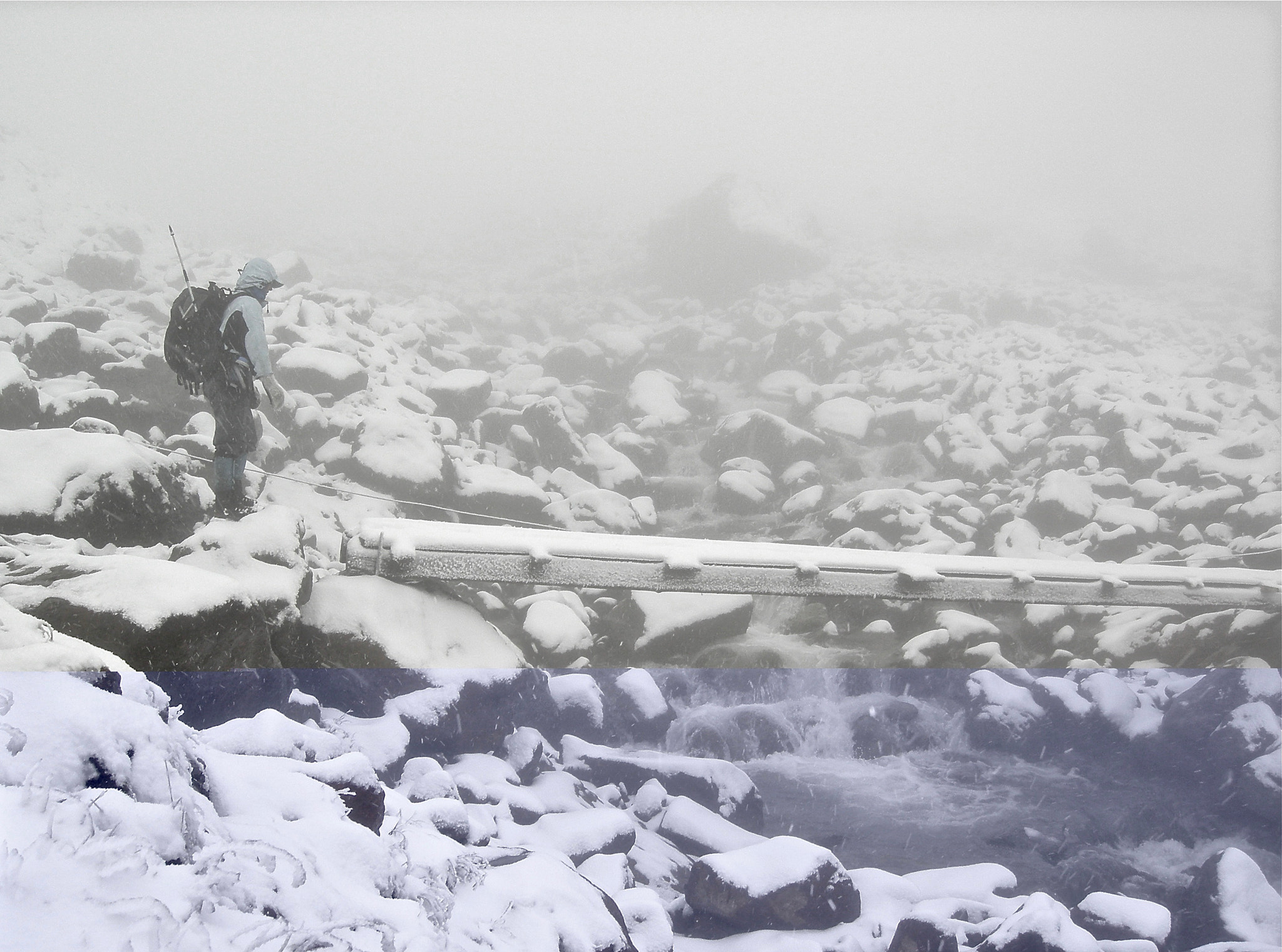 Nikon COOLPIX P1 sample photo. Stormy day on the stubai hohenweg photography