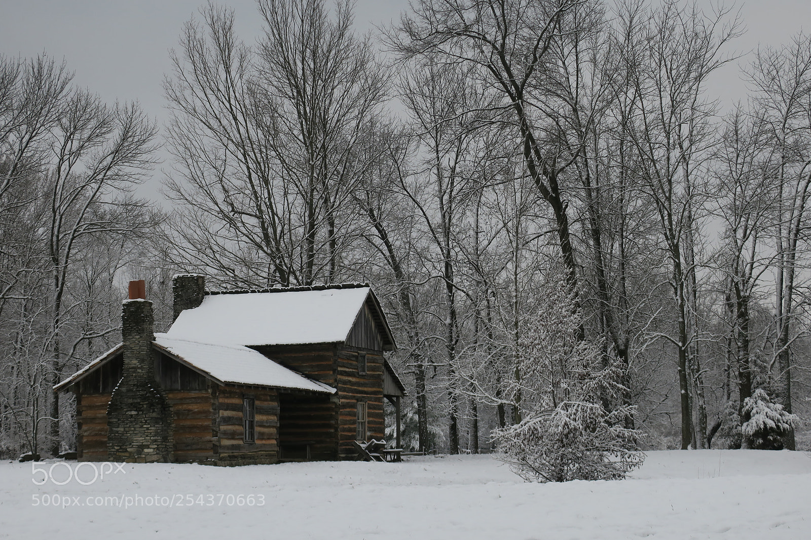 Canon PowerShot G3 X sample photo. Cabin in the snow photography