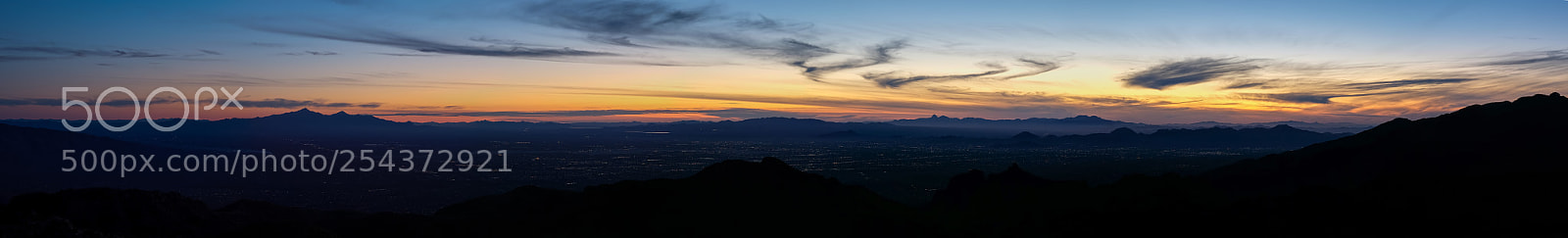 Fujifilm X-T1 sample photo. Tuscon sunset photography