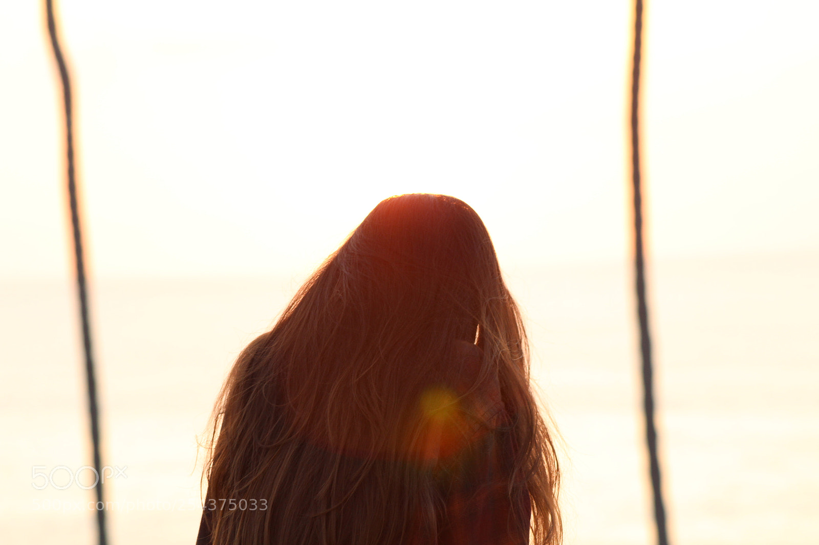 Canon EF 75-300mm f/4-5.6 sample photo. Brunette photography