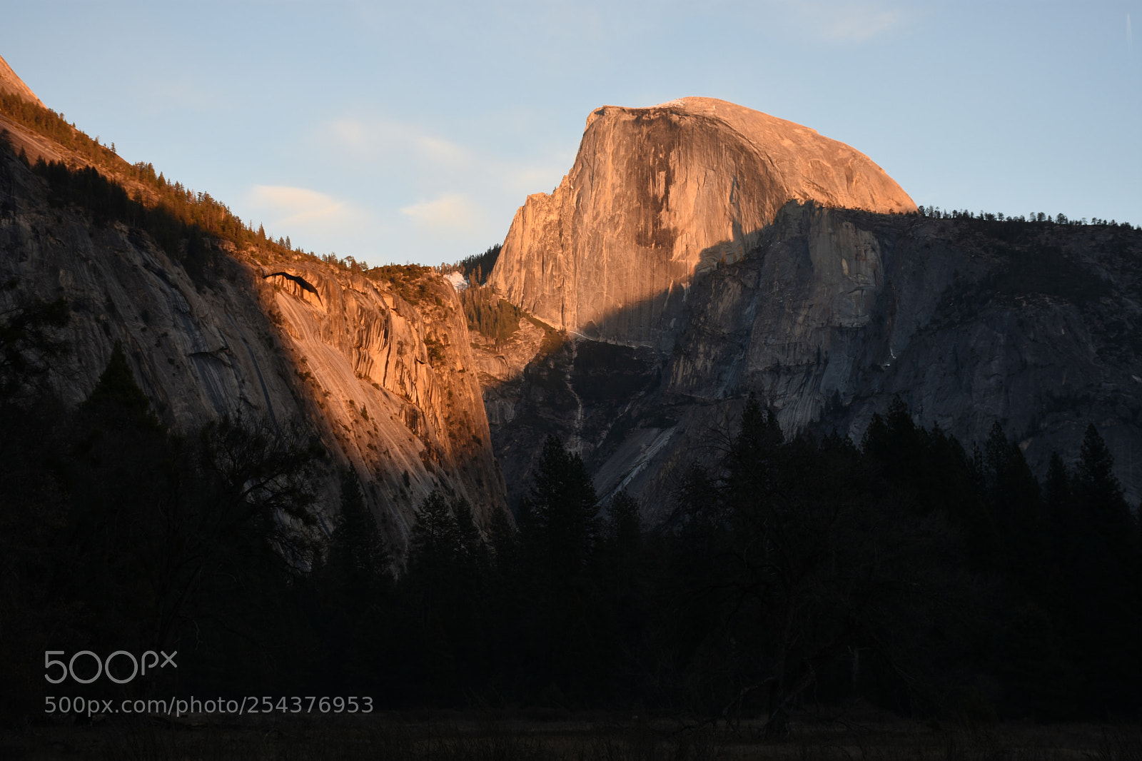 Nikon D7200 sample photo. Half dome & the shadows photography