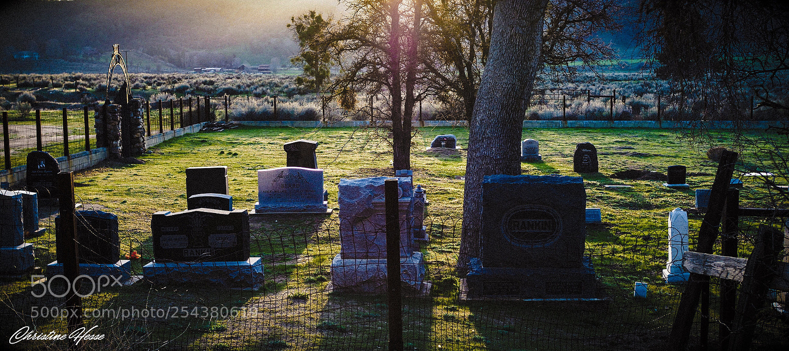 Olympus PEN-F sample photo. Rural cemetery photography