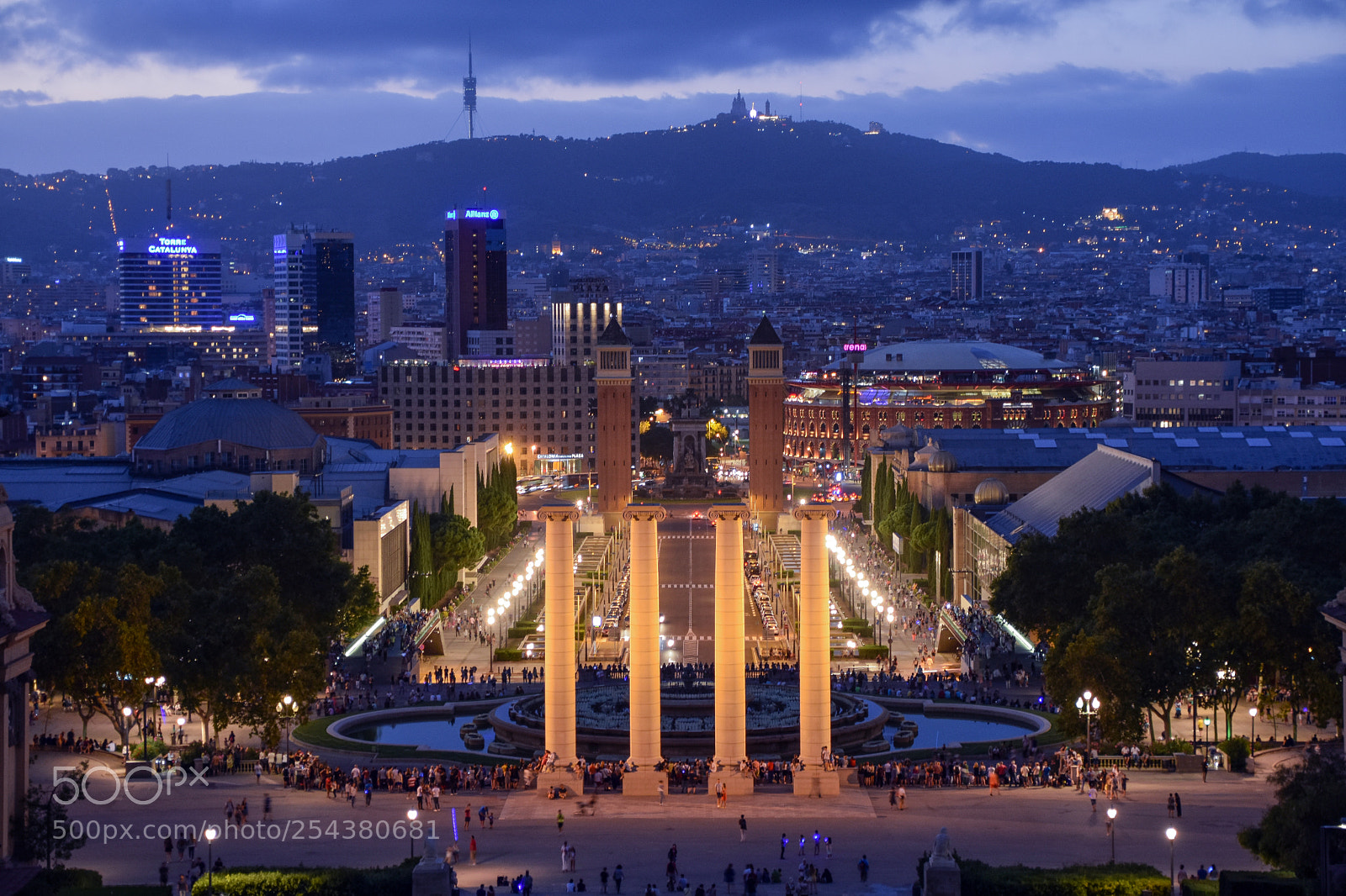 Nikon D7200 sample photo. Montjuic view barcelona, espa photography