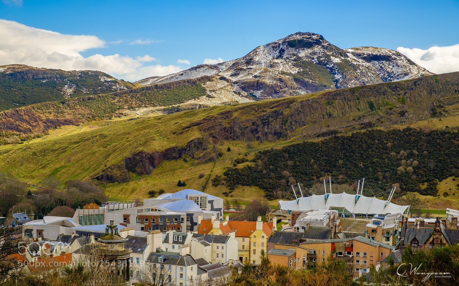 Fujifilm X-T20 sample photo. "holyrood park & town" photography