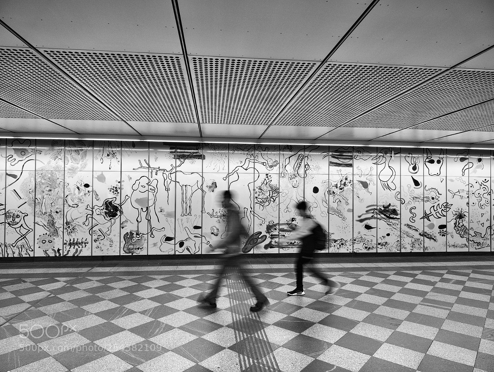 Panasonic DMC-G81 sample photo. Passing by bw photography