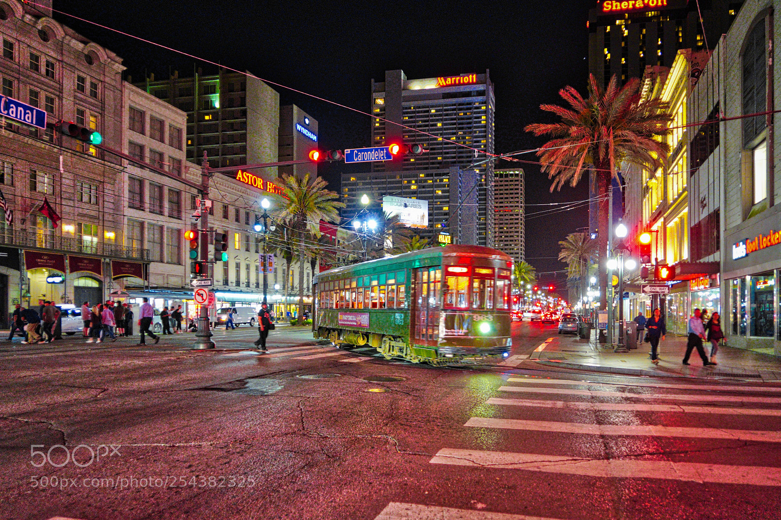 Sony a7 III sample photo. Trolley at night photography