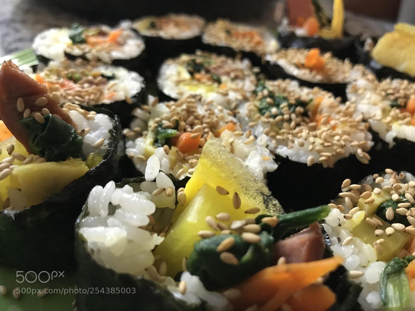 Apple iPhone 7 Plus sample photo. Korean kimbap photography