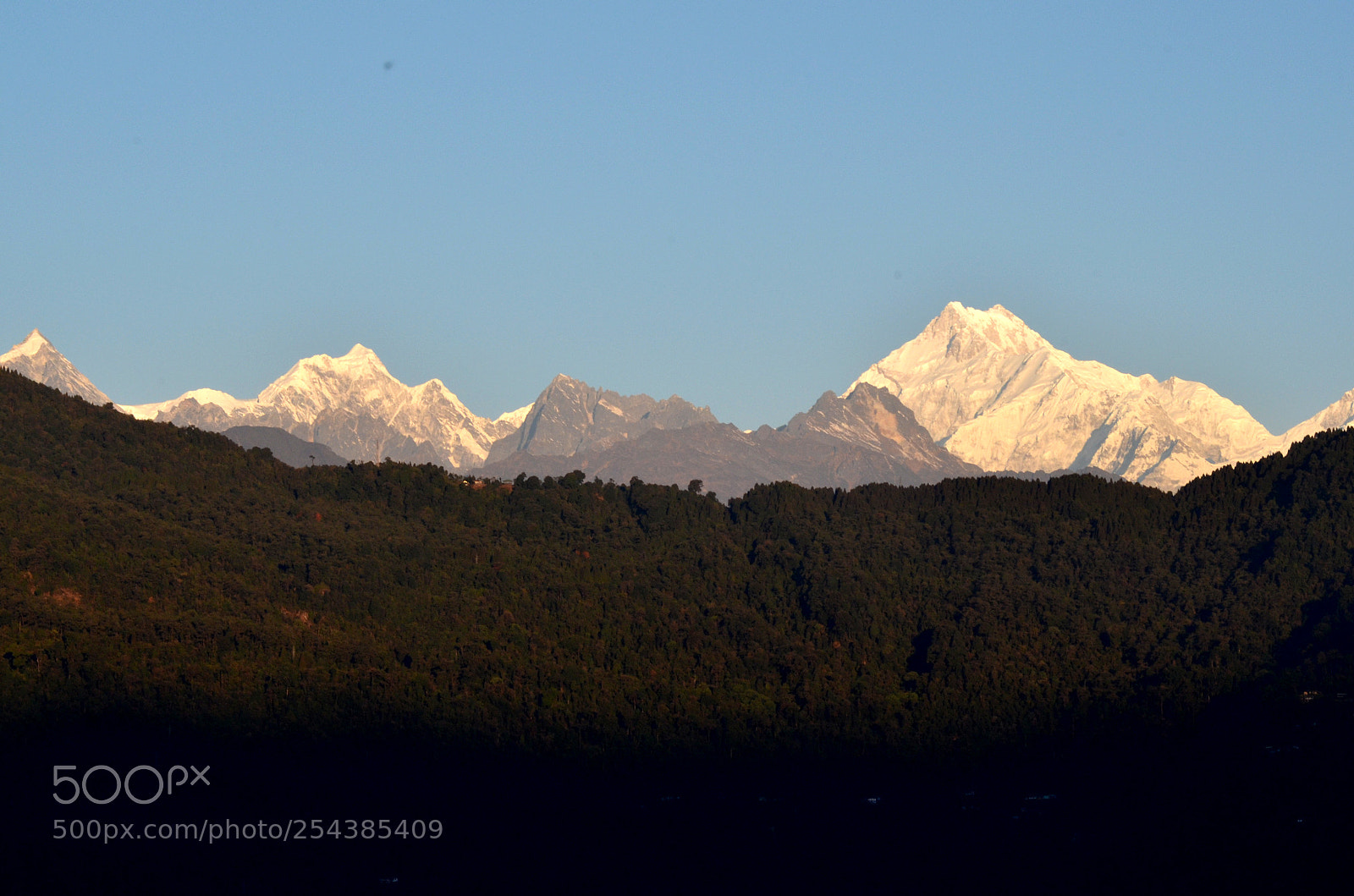 Nikon D5100 sample photo. Kanchenjunga view from gangtok photography