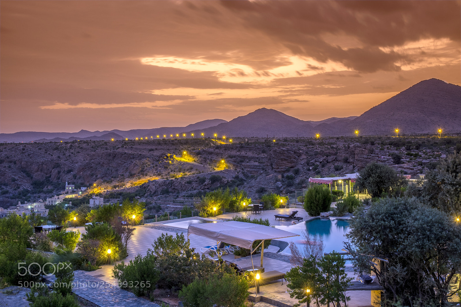 Nikon D500 sample photo. Jabal al akhdher sunset photography