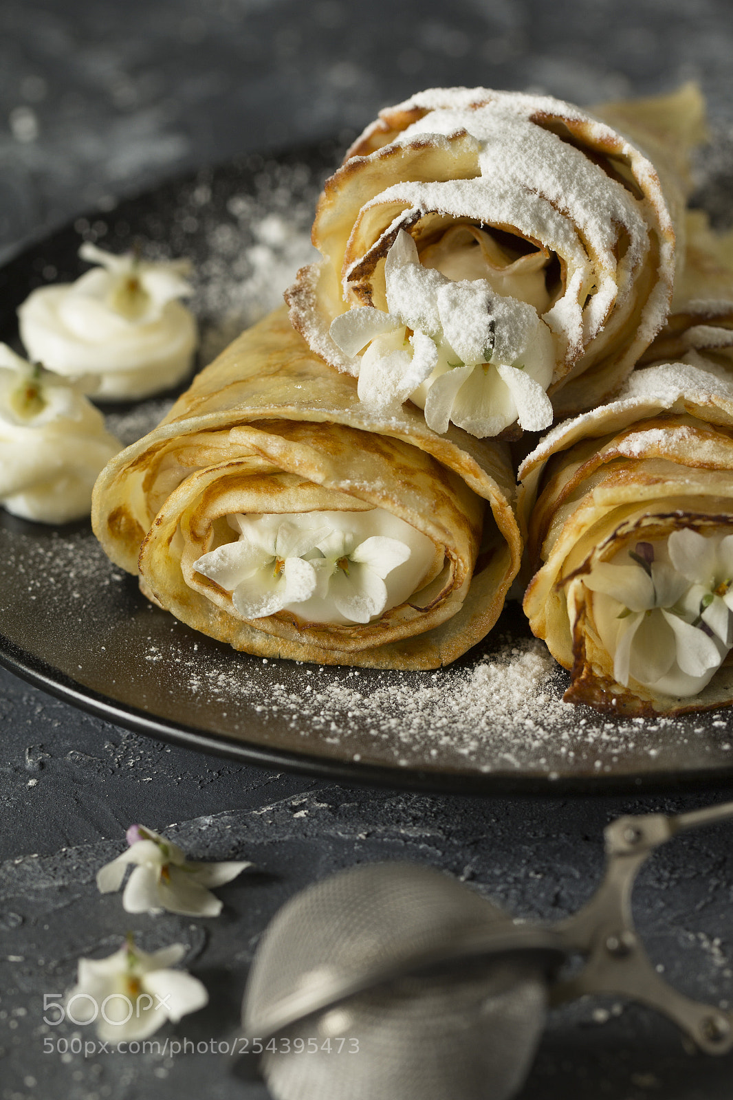 Canon EOS 60D sample photo. Pancakes with cream cheese photography