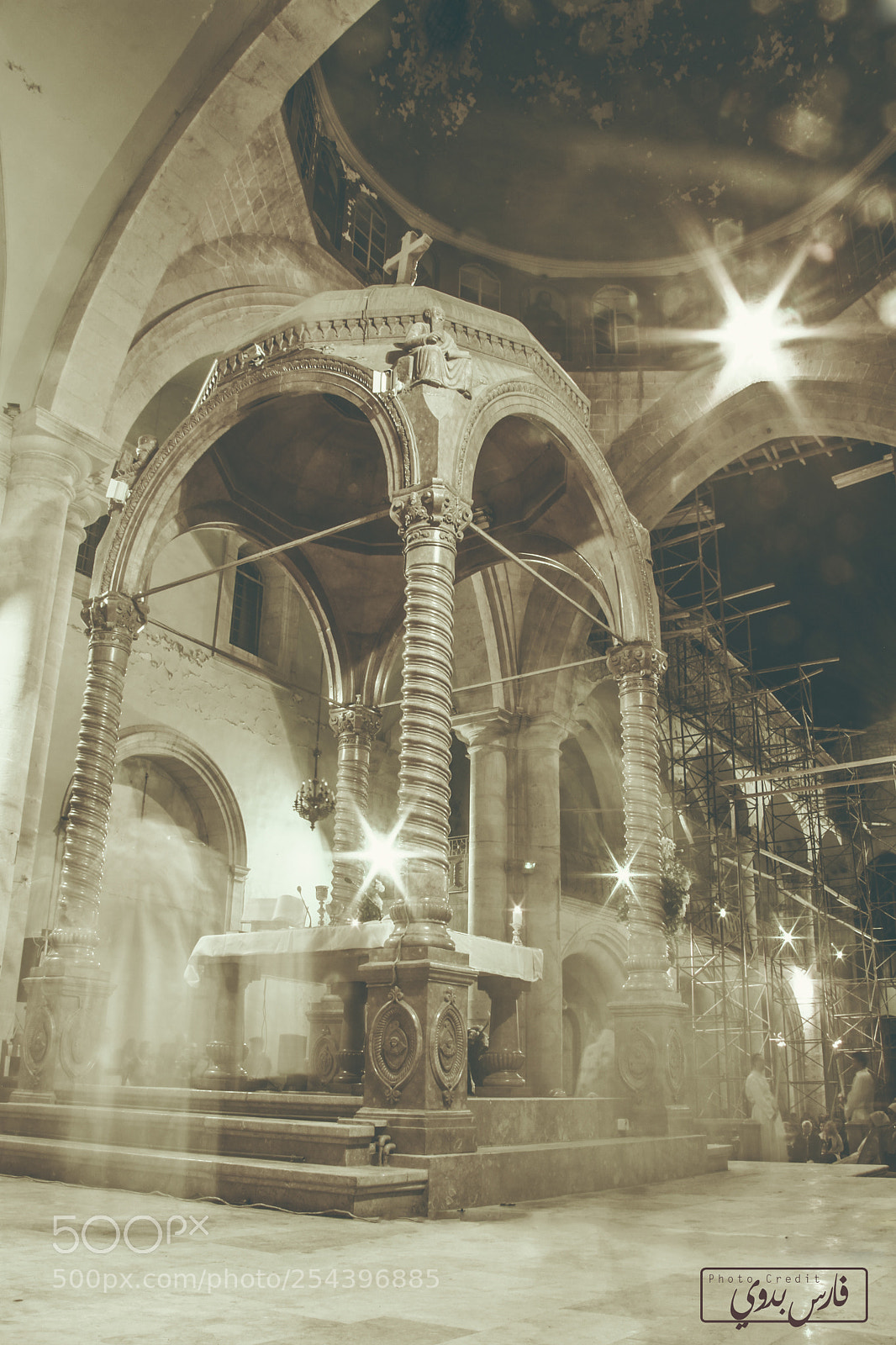 Canon EOS 7D sample photo. Maronite basilica in aleppo photography