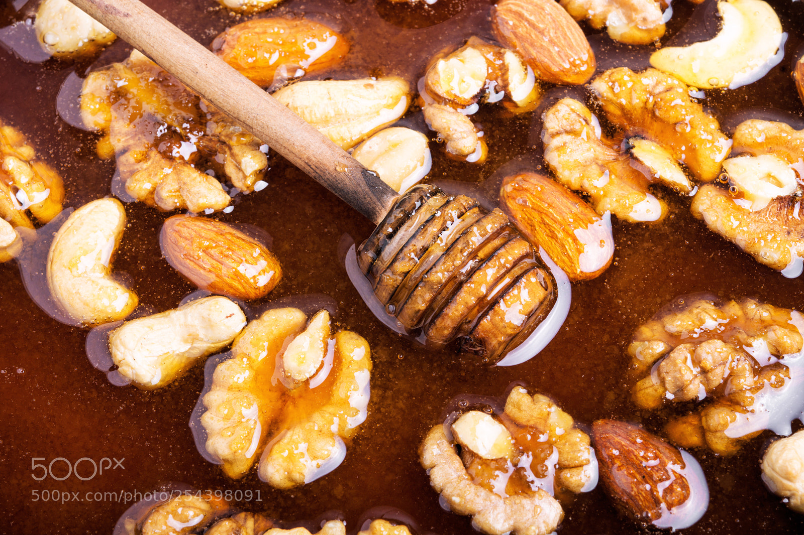 Nikon D7100 sample photo. Honey with nuts photography