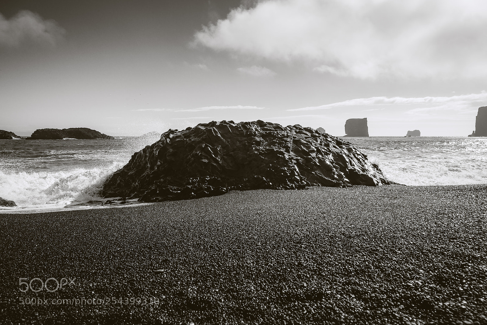 Canon EOS 5D Mark II sample photo. Rock on a black photography