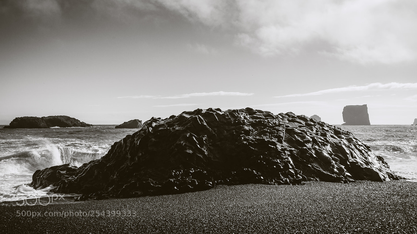 Canon EOS 5D Mark II sample photo. Rock on a black photography