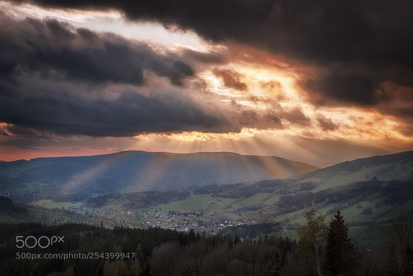 Pentax K-1 sample photo. Dark clouds over rokytnice photography