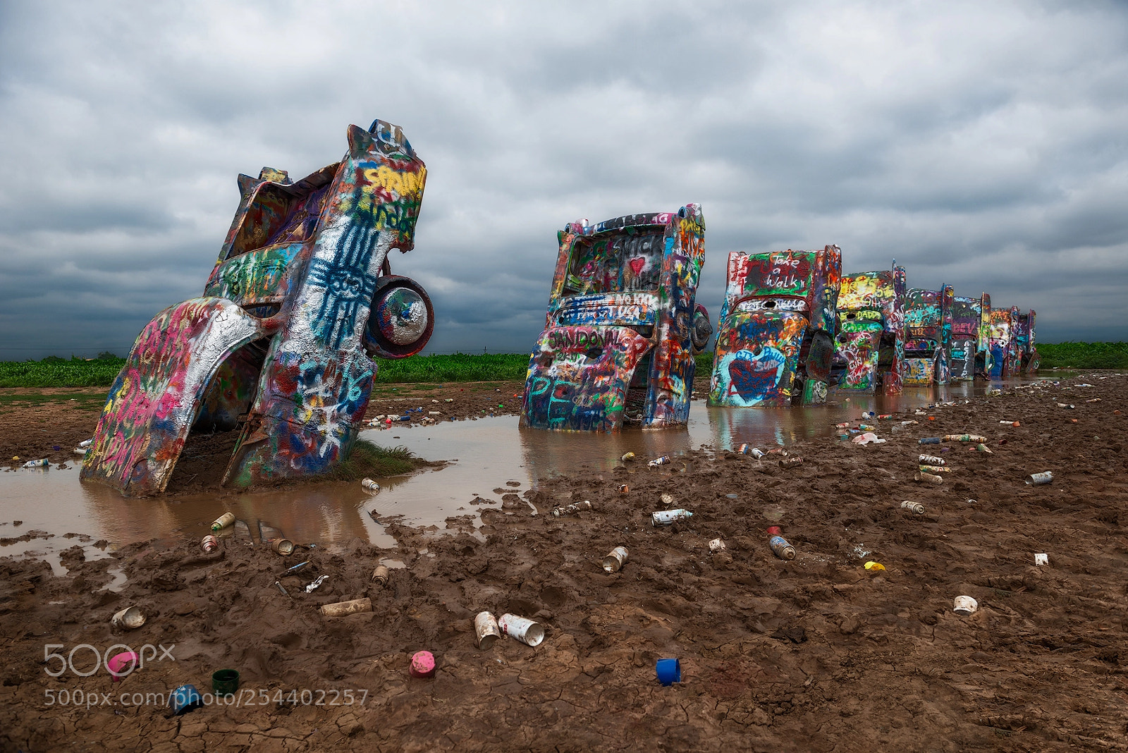 Nikon D800 sample photo. Cadillac ranch photography
