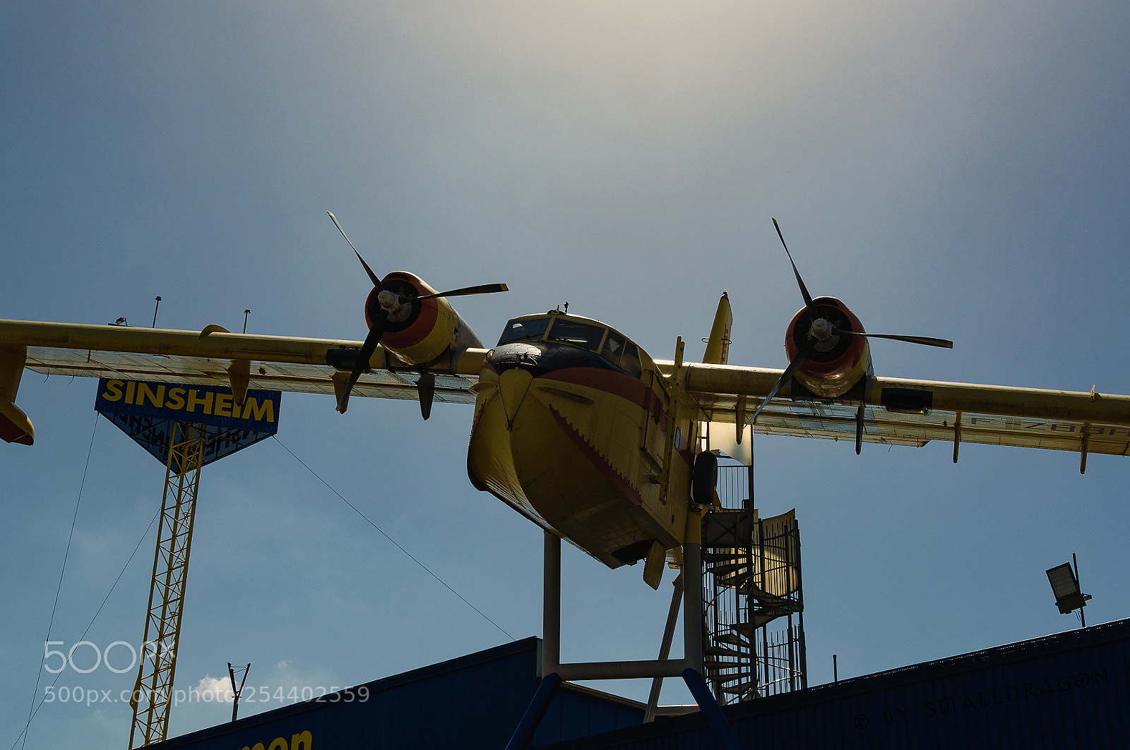 Nikon D5000 sample photo. Canadair cl-215 photography