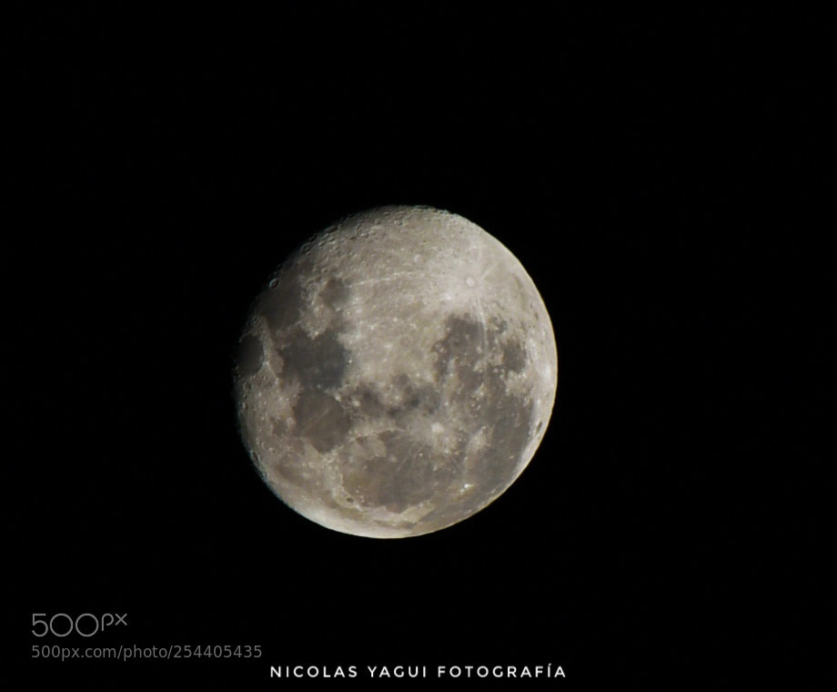 Nikon D7200 sample photo. Moon photography