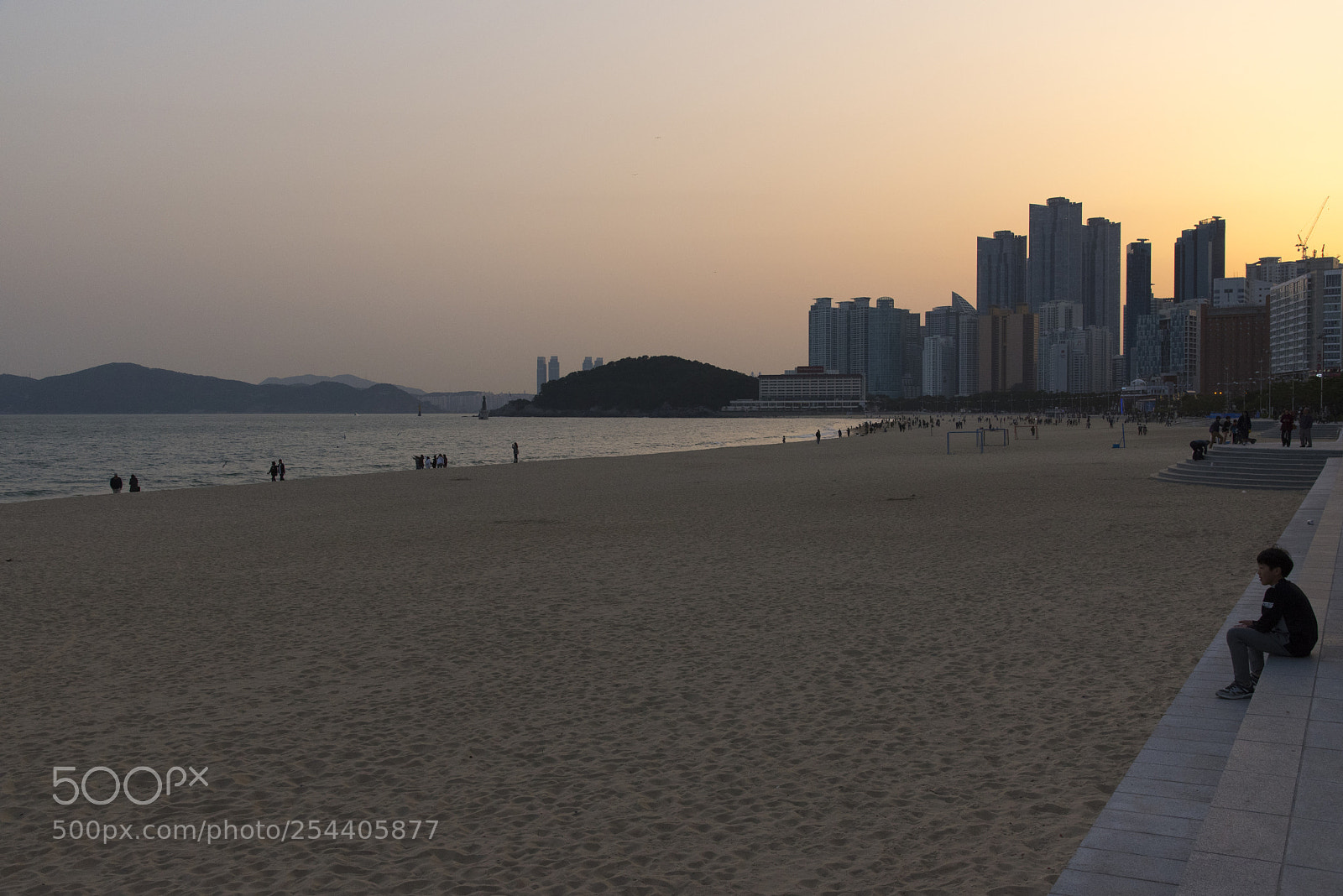 Nikon D750 sample photo. Haeundae beach sunset photography