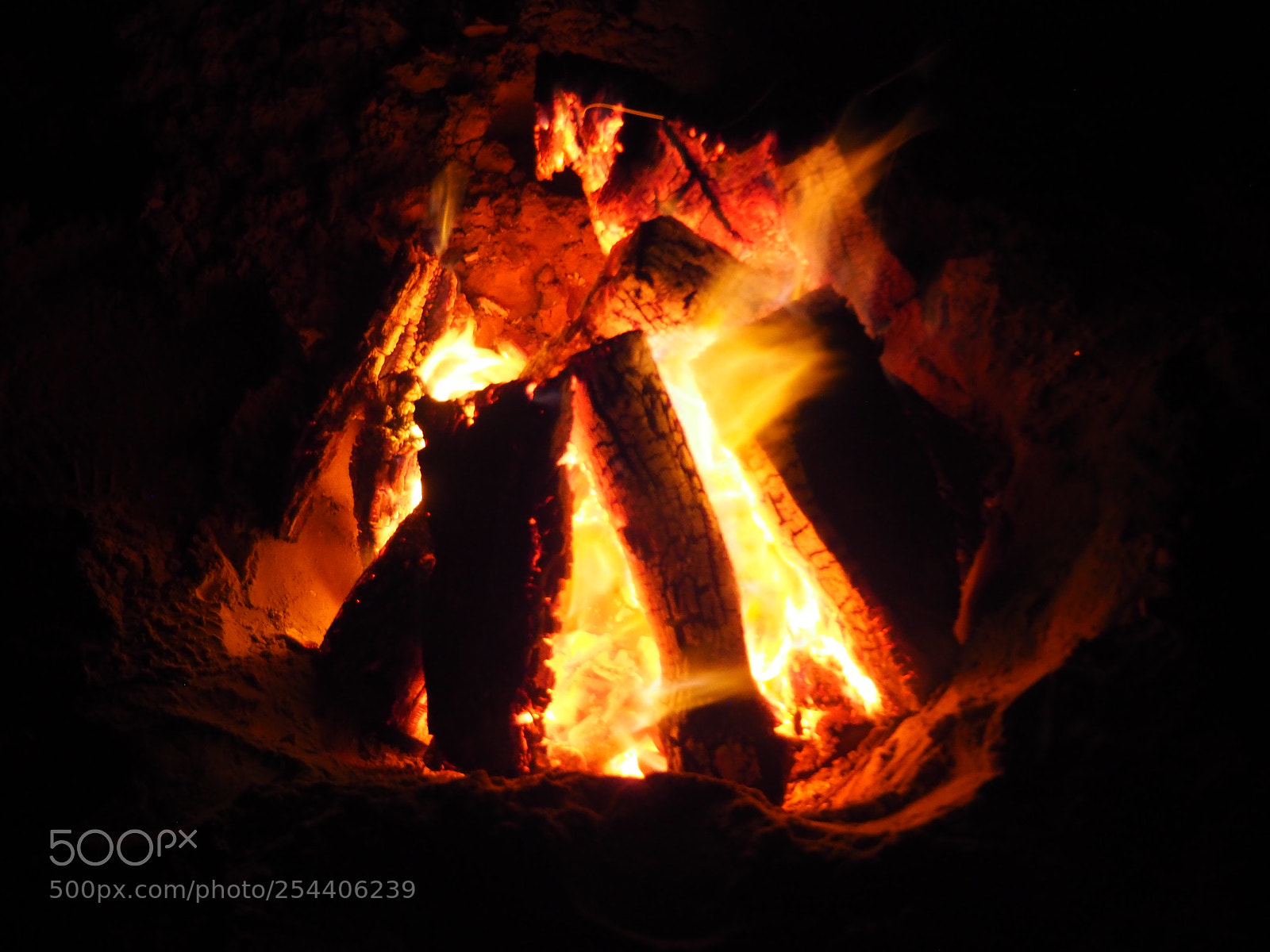 Olympus OM-D E-M5 II sample photo. Bonfire photography