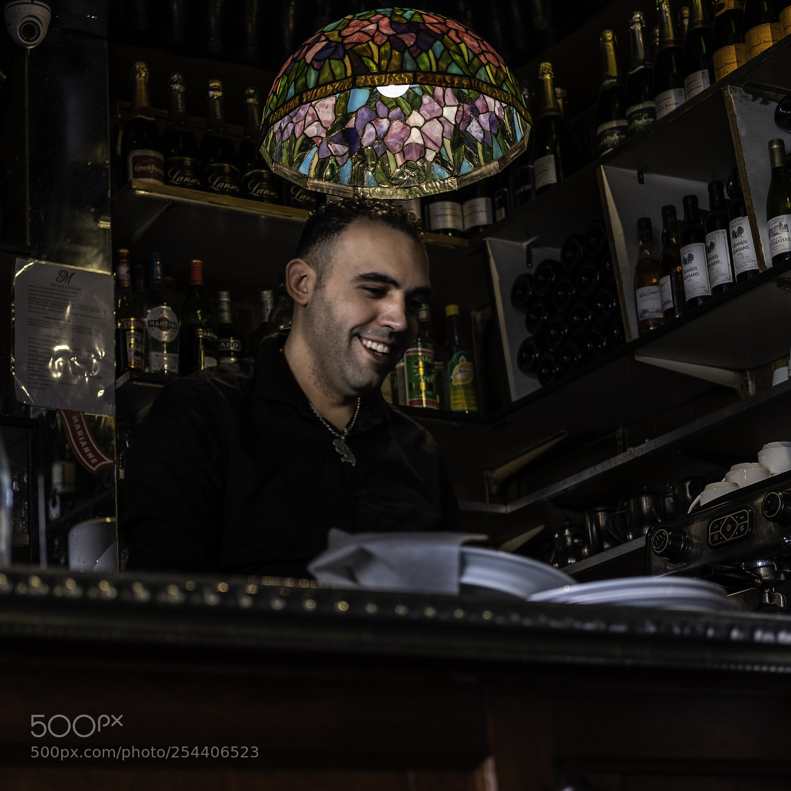 Fujifilm X-T2 sample photo. Happy bartender - happy photography