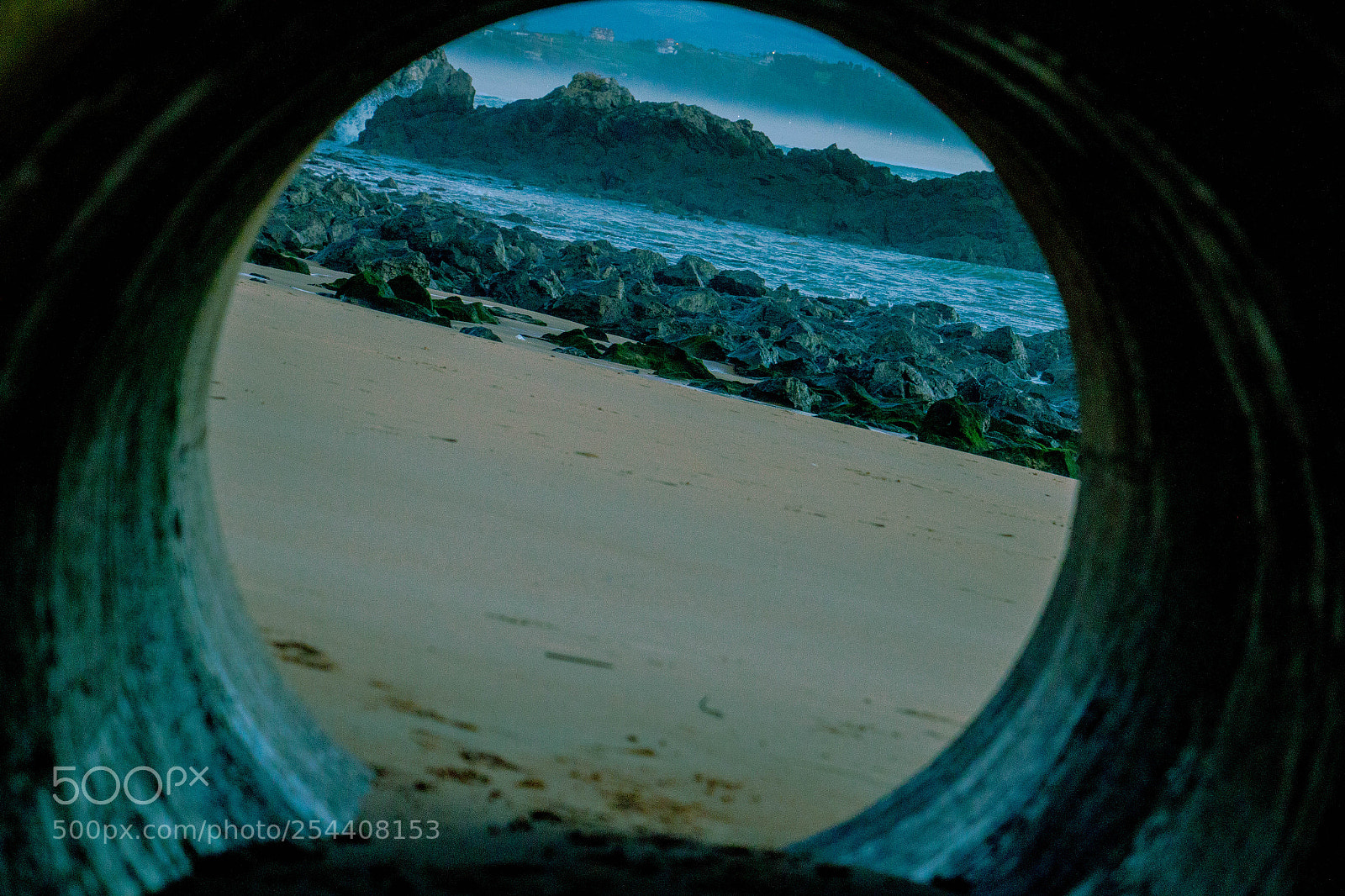 Canon EOS 70D sample photo. Beach pipe photography