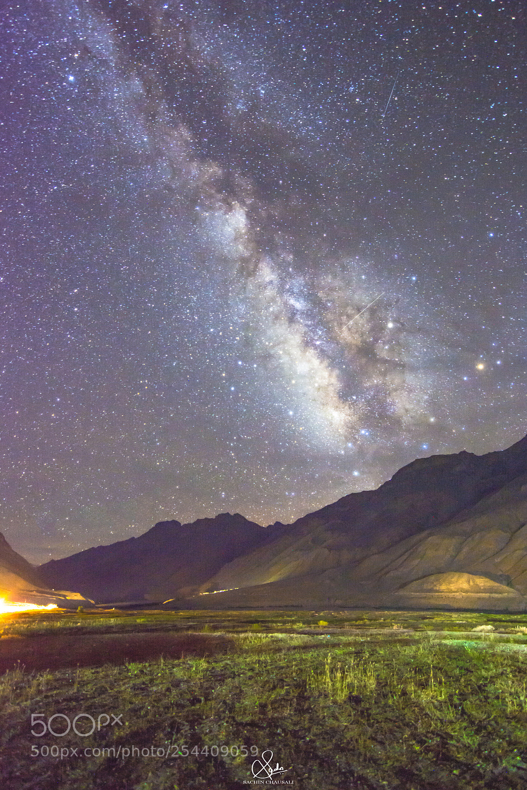 Nikon D5200 sample photo. Night colours of spiti photography