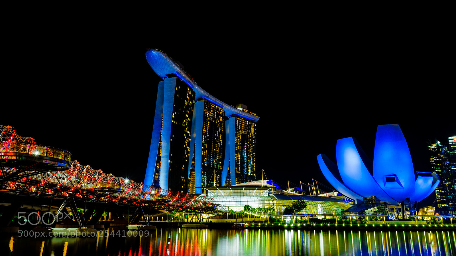 Sony a7 II sample photo. Marina bay sands, singapore photography