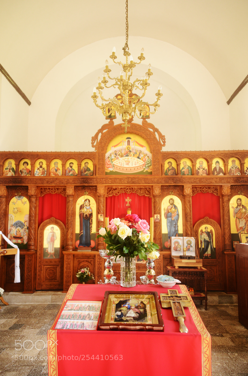 Nikon D800 sample photo. Interior of dobrun monastery photography