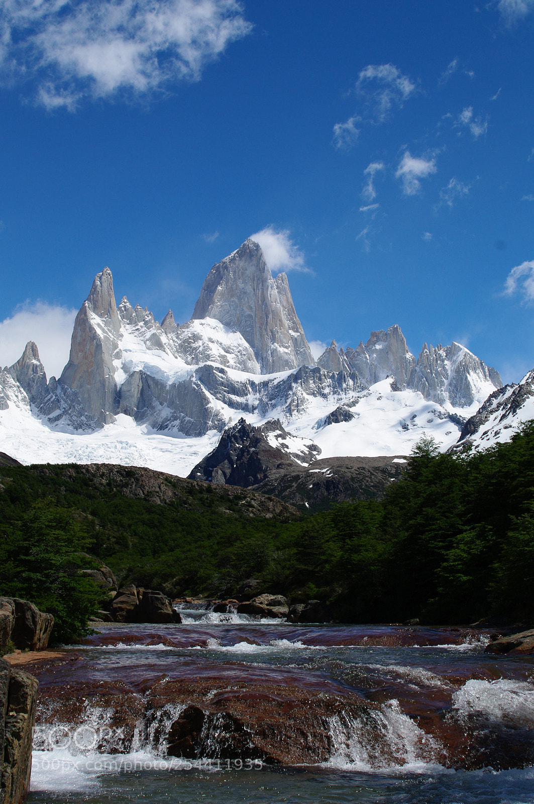 Pentax K20D sample photo. Mt. fitz roy photography