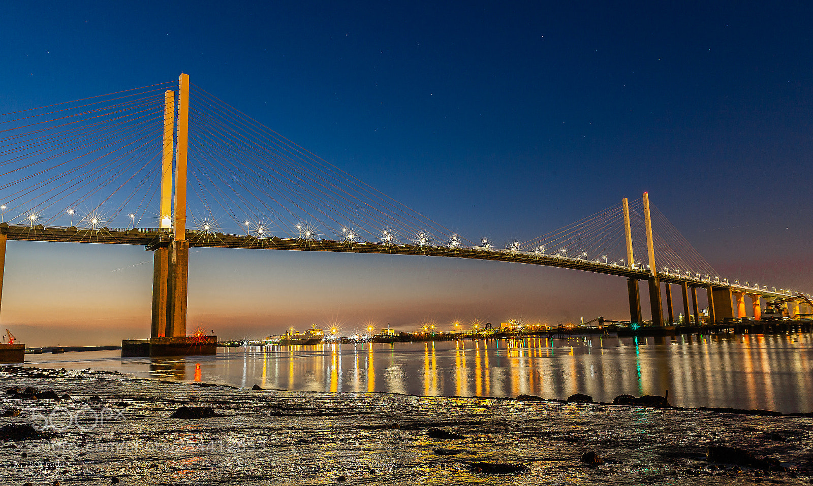 Canon EOS 5D Mark II sample photo. Queen elizabeth ii bridge photography
