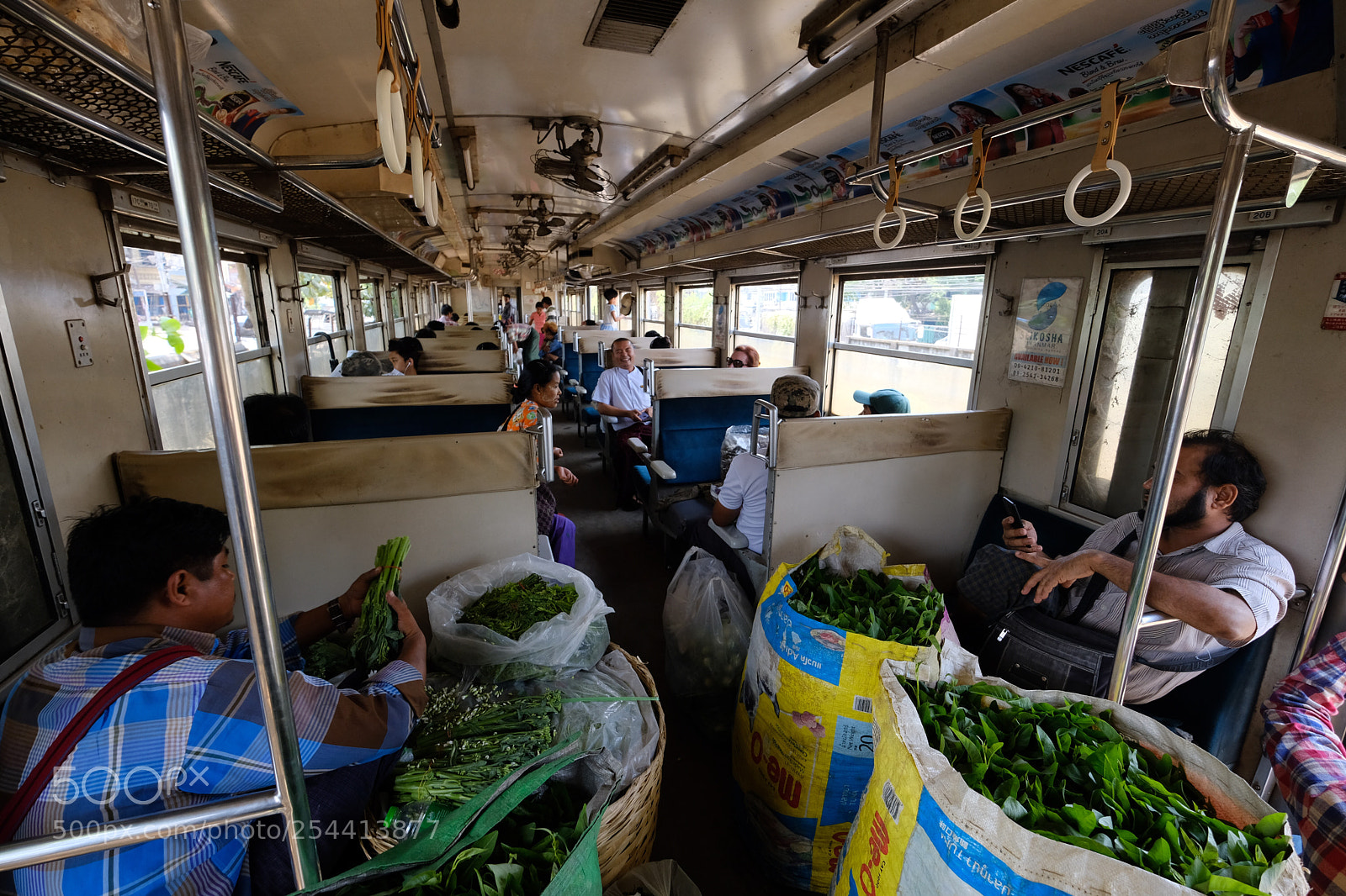Fujifilm X-T20 sample photo. Myanmar train photography