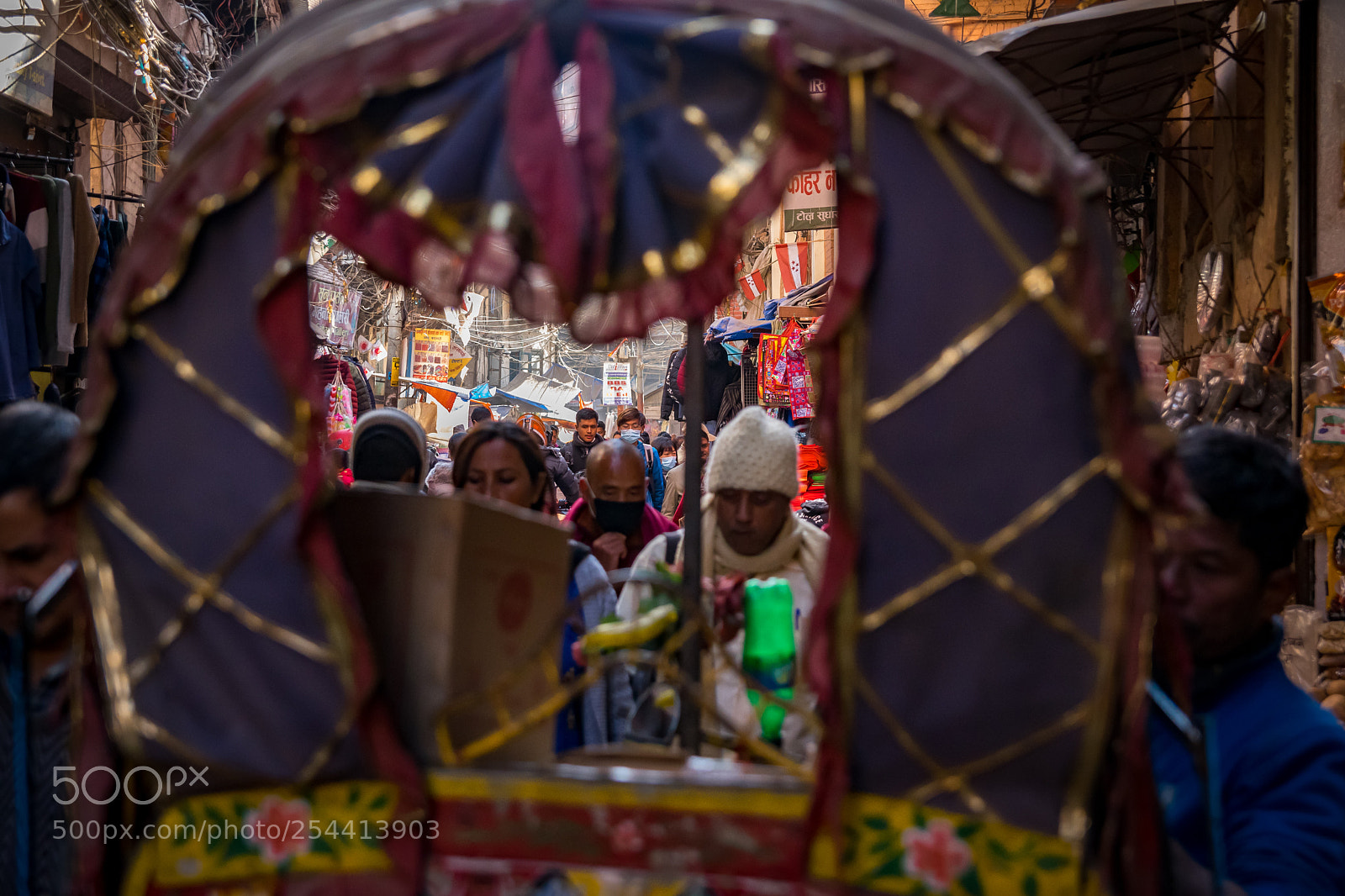 Nikon D5300 sample photo. Streets of thamel photography