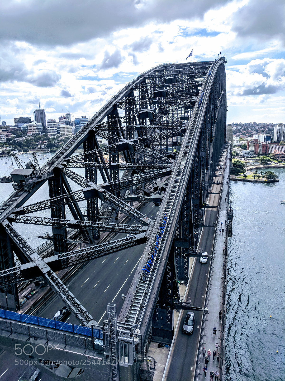 Google Pixel sample photo. Bridge climb photography