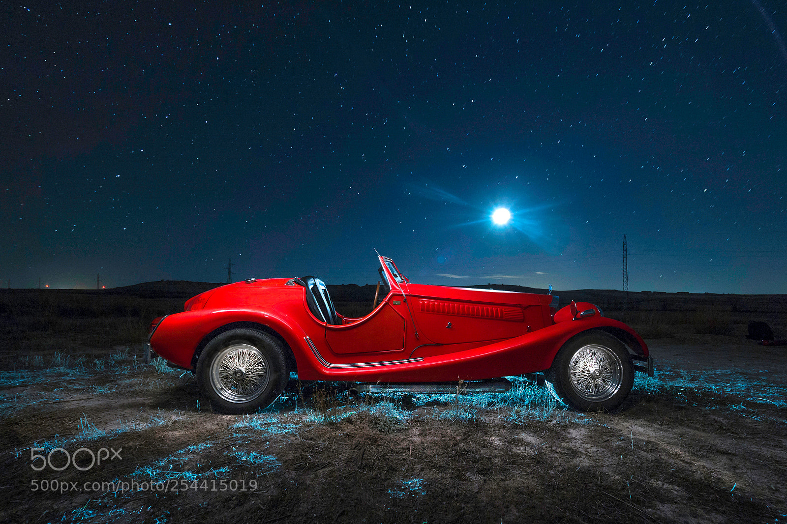 Olympus OM-D E-M5 II sample photo. Mg classic light painting photography